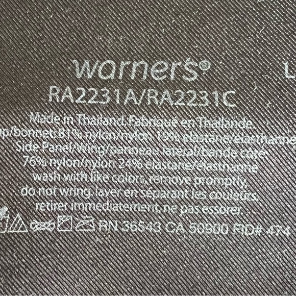 Warners women’s Bras - Black - Picture 7 of 7